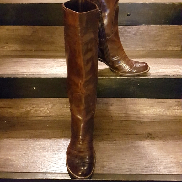 Arnold Churgin Leather zip up boot - Picture 2 of 8